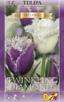Тюльпан Твинклин Даймондс смесь (Twinkling Diamonds - Cummins/Honeymoon), 15 шт