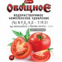 Комплексное водорастворимое удобрение с гуматом ОРТОН-ОВОЩНОЕ для ТОМАТОВ (Ортон), 20 г